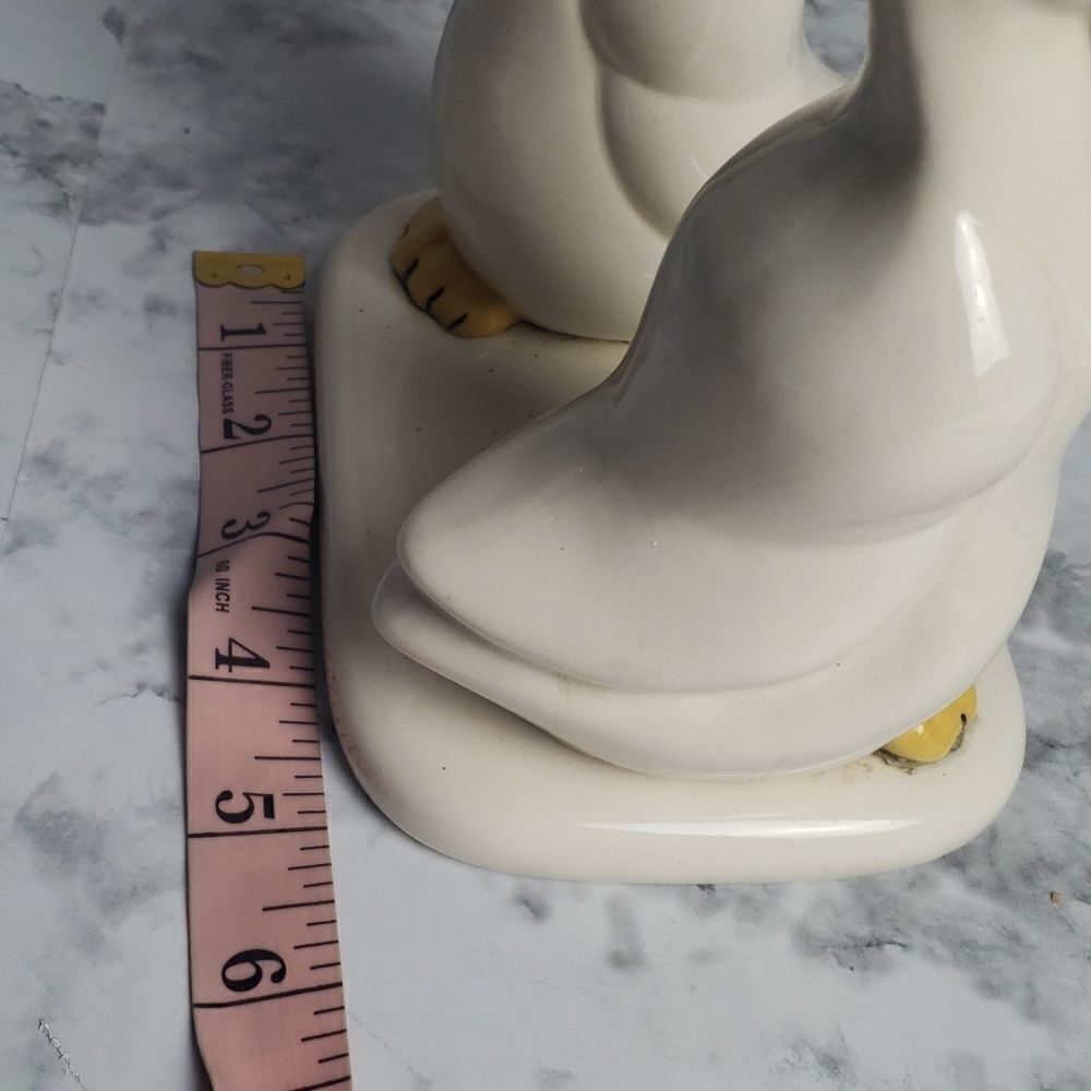 Vintage 1980s Ceramic White Ducks - Picture 12 of 17